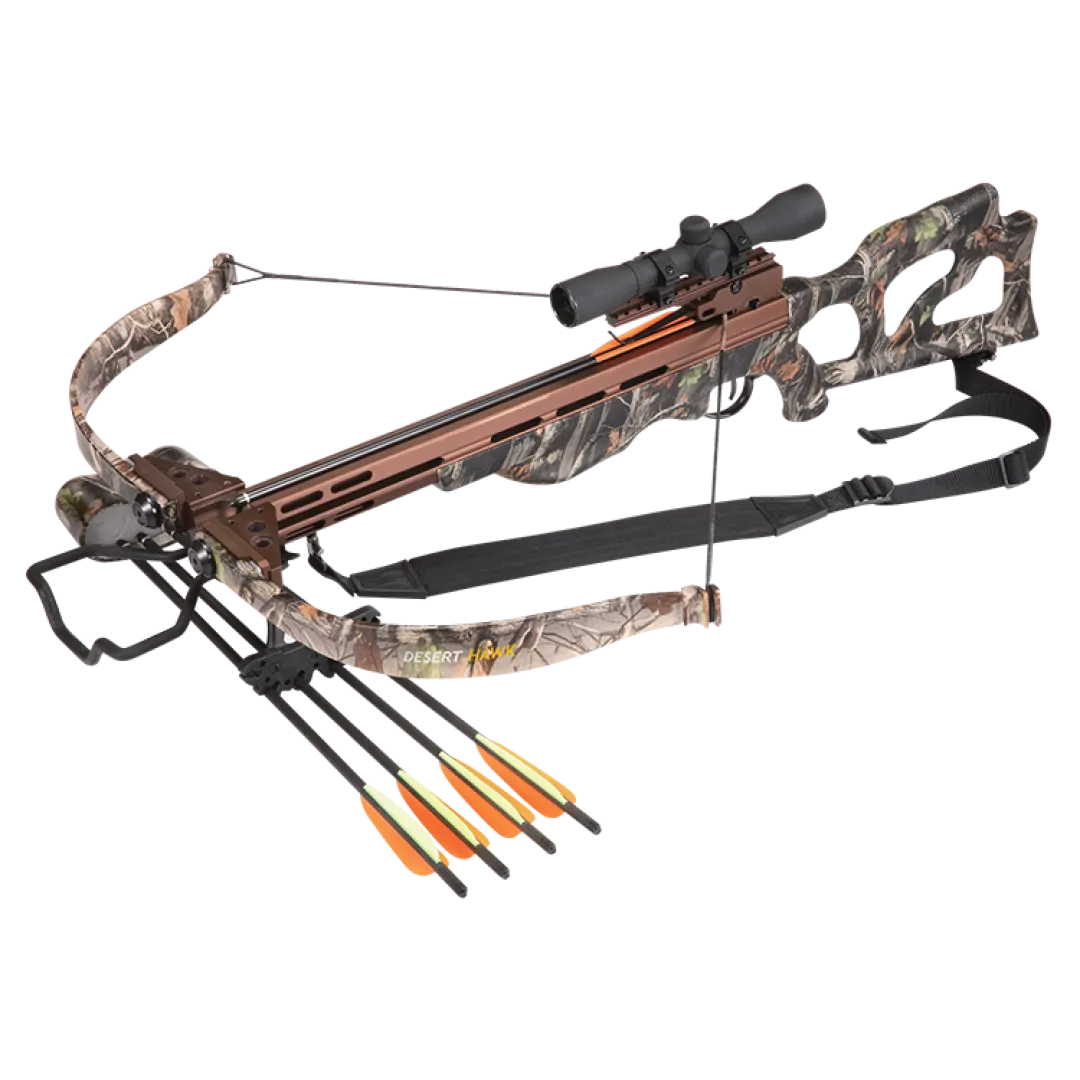 DESERT HAWK Recurve XBOW 225Lbs Camo (EKCR-037G1) | Outdoor Innovation