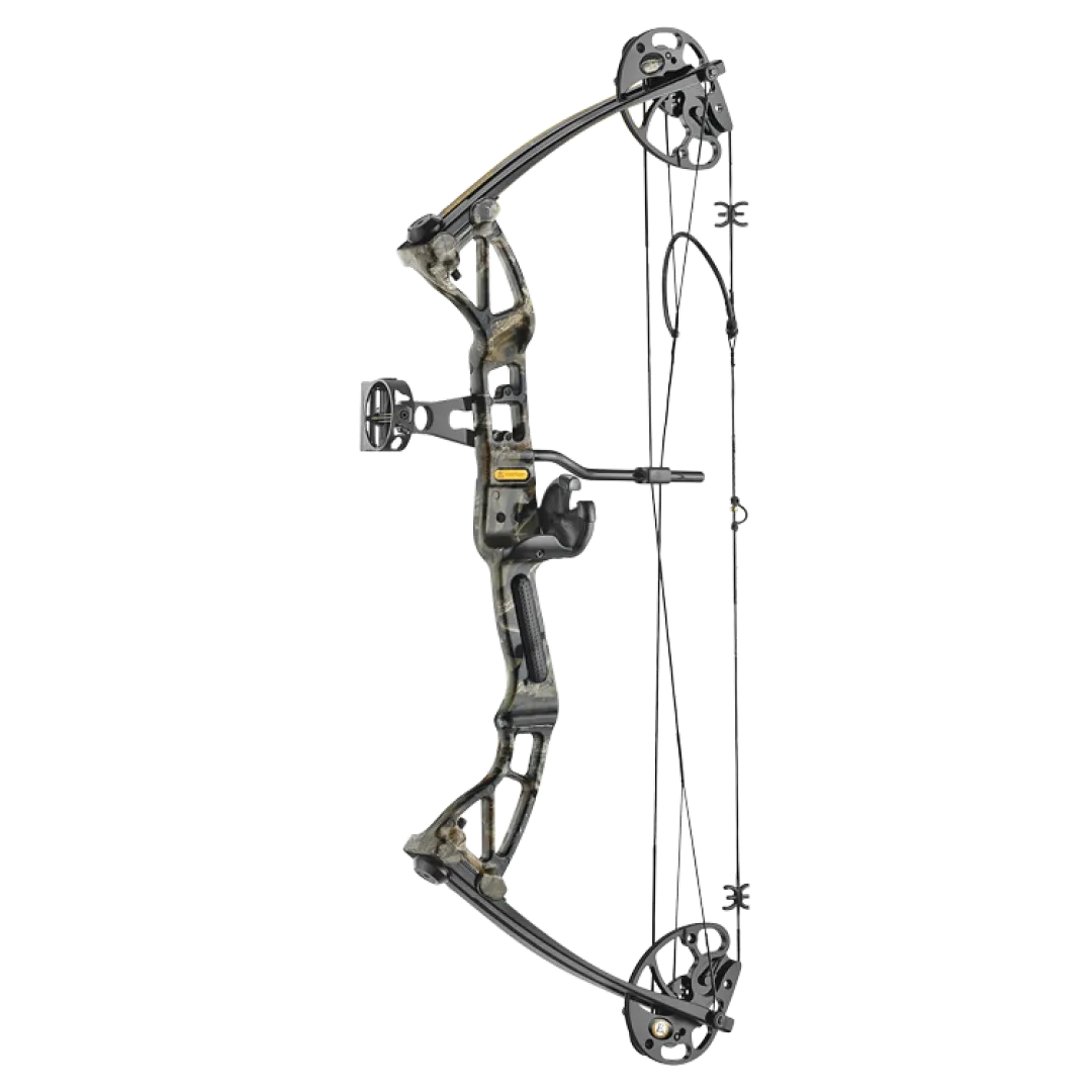 REX QUAD LIMBS COMPOUND 15-55Lbs Folium Camo (EKCO-029F REX) | Outdoor Innovation