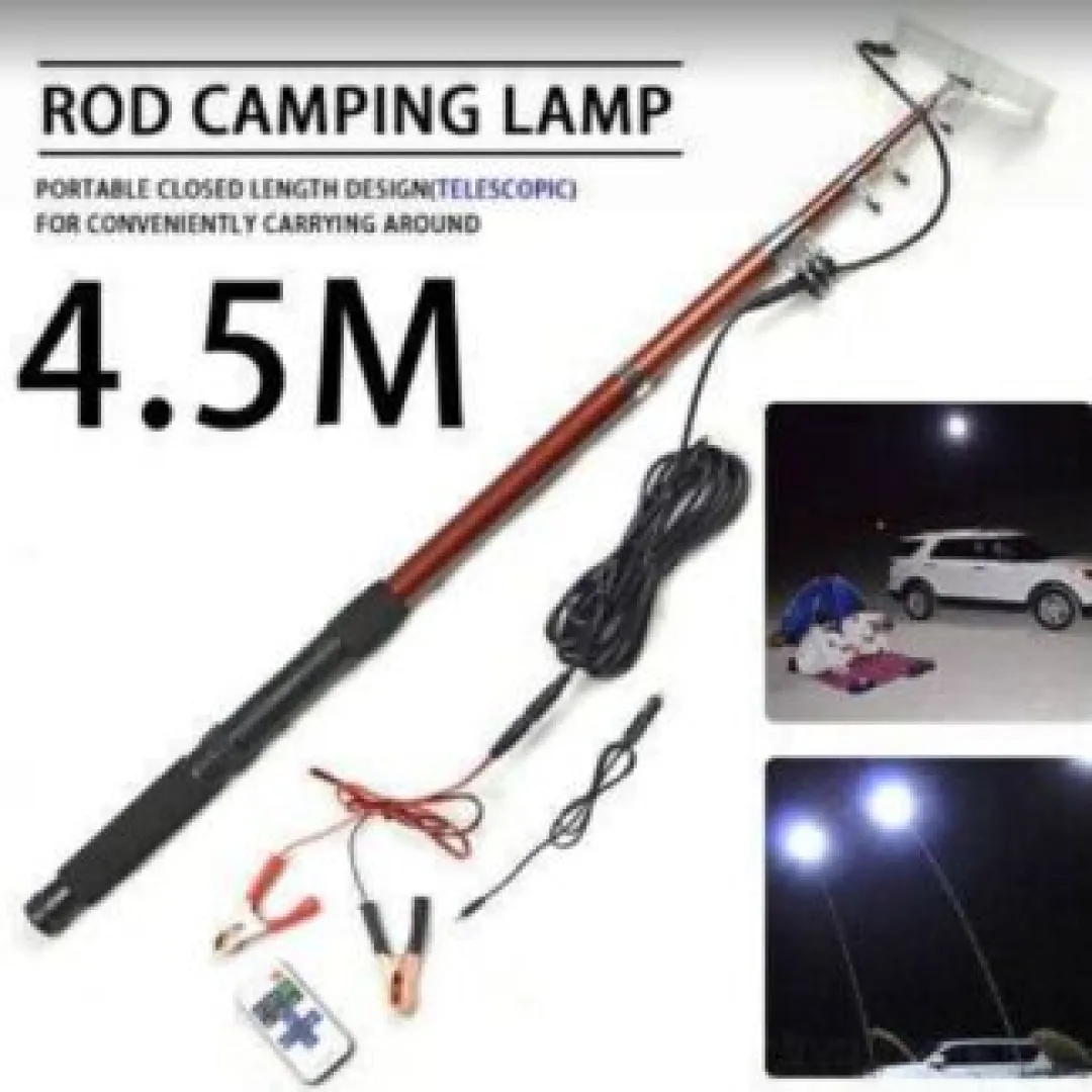 The 4.5m Telescopic fishing rod light | Outdoor Innovation