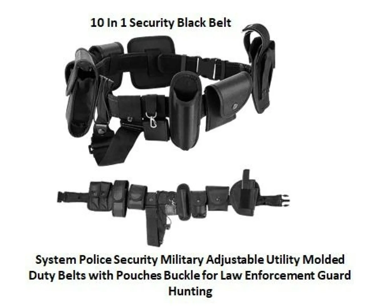The 10 in 1 Security Black Belt | Outdoor Innovation