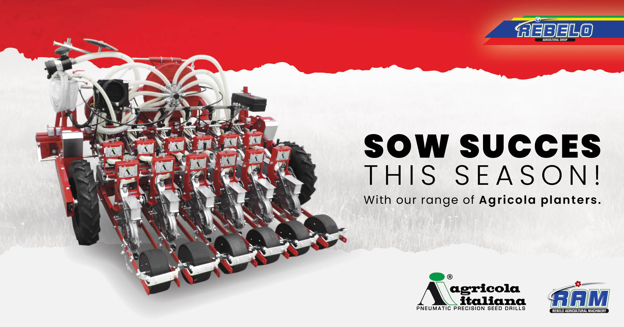 Agricola Italiana: Precision pneumatic seed drills | Rebelo Agricultural Group
