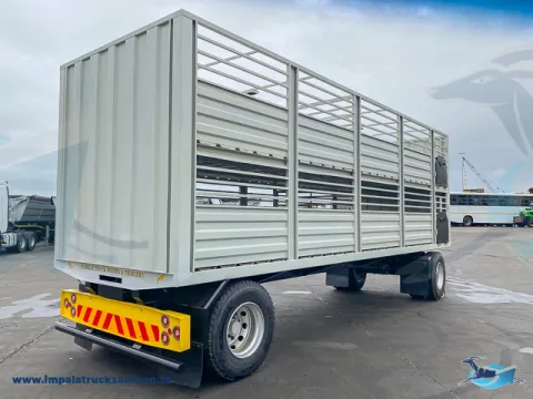 2024 Ramkat Livestock Drawbar Stainless Steel Trailer