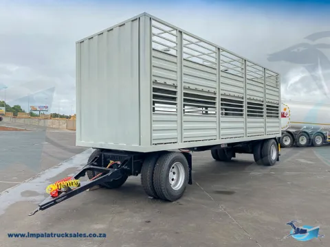 2024 Ramkat Livestock Drawbar Stainless Steel Trailer