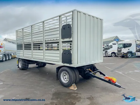 2024 Ramkat Livestock Drawbar Stainless Steel Trailer