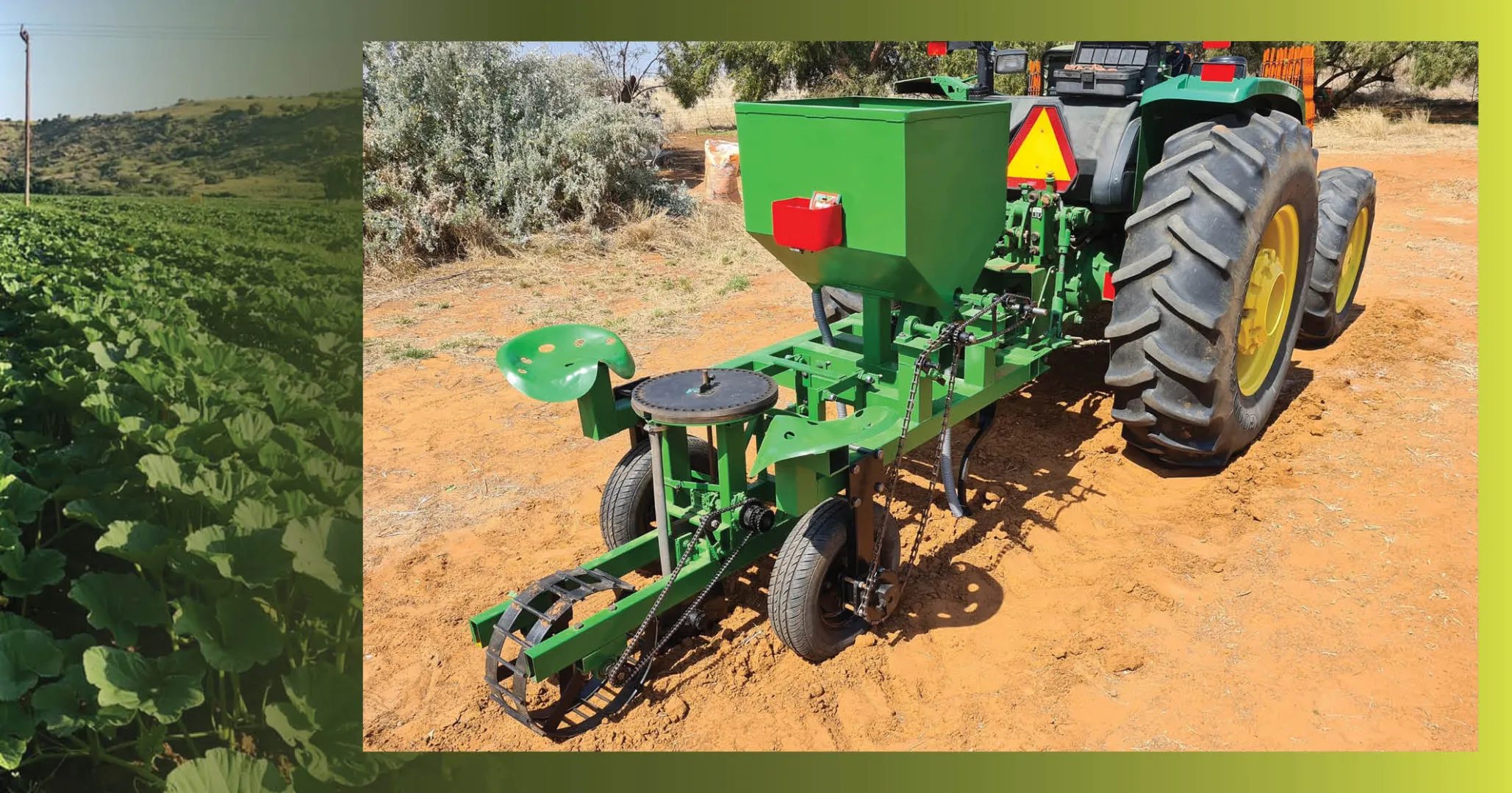 Standard tractor pumpkin planter for precise &amp; uniform pumpkin planting | FarmerFirst