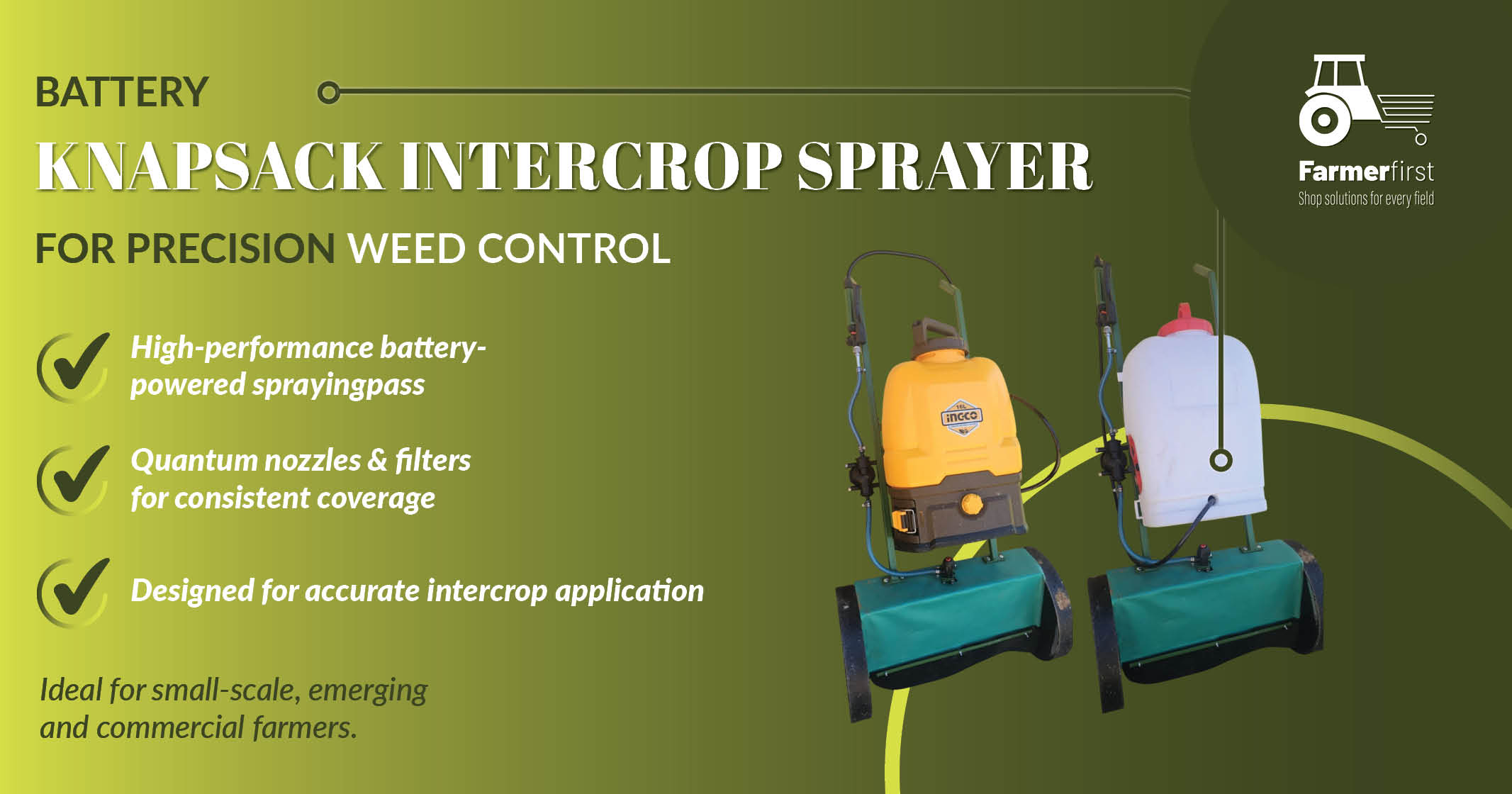 Battery Knapsack Intercrop Sprayer | FarmerFirst