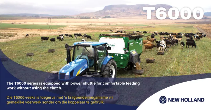 New Holland T6000 series tractor