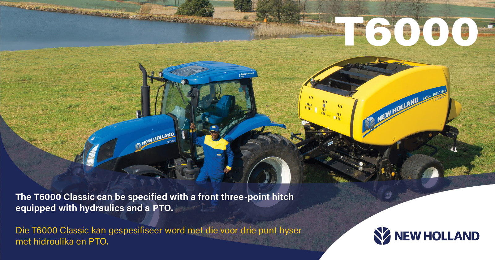 New Holland T6000 series tractor
