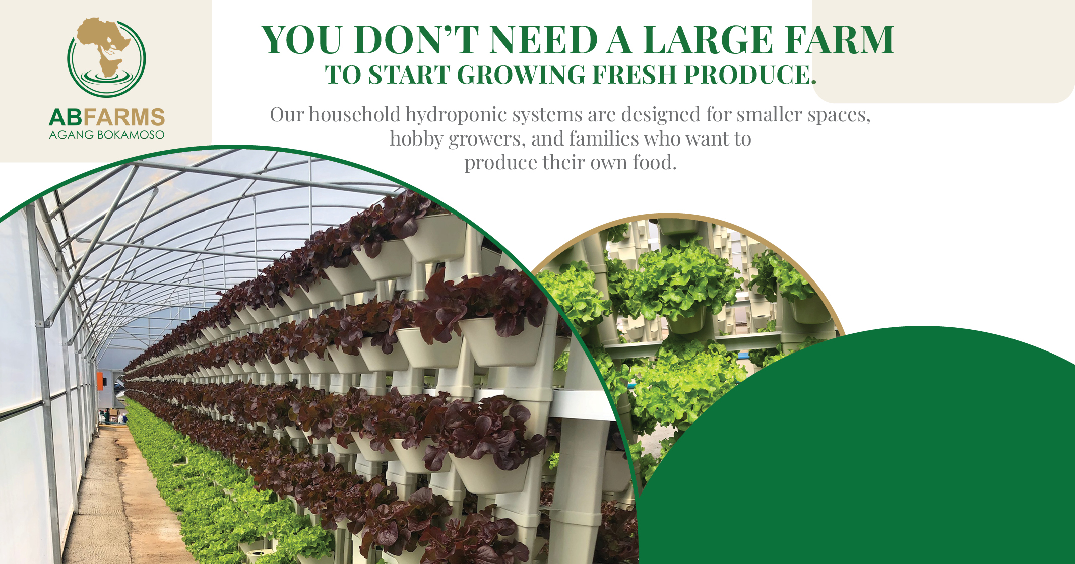 Household hydroponic systems | AB Farms