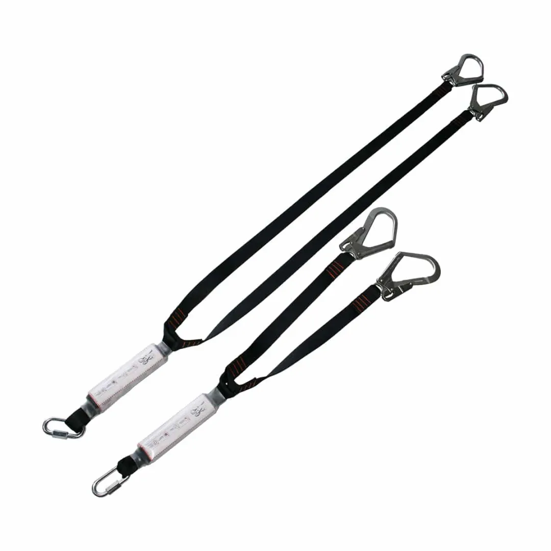 Energy Absorber that integrates a Fixed Double Leg Lanyard | Height Safe 360