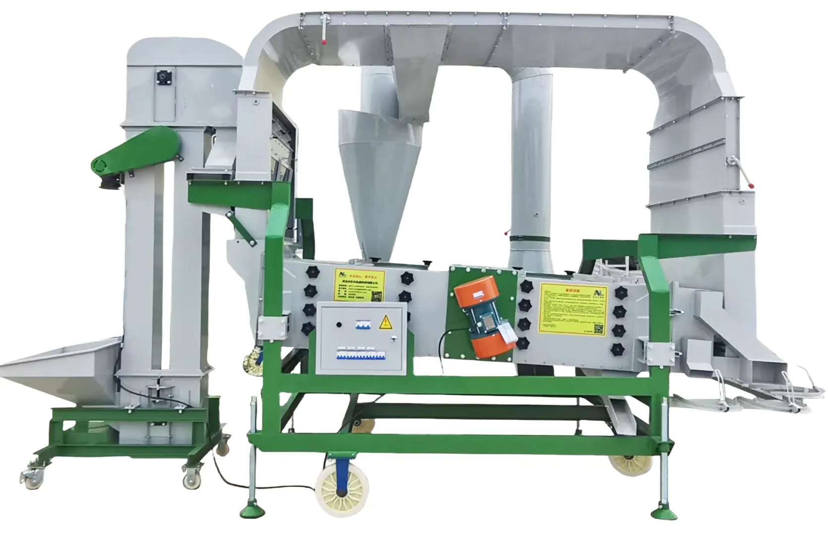 5XZC Series Overbridge Type Air Screen Cleaning Machine