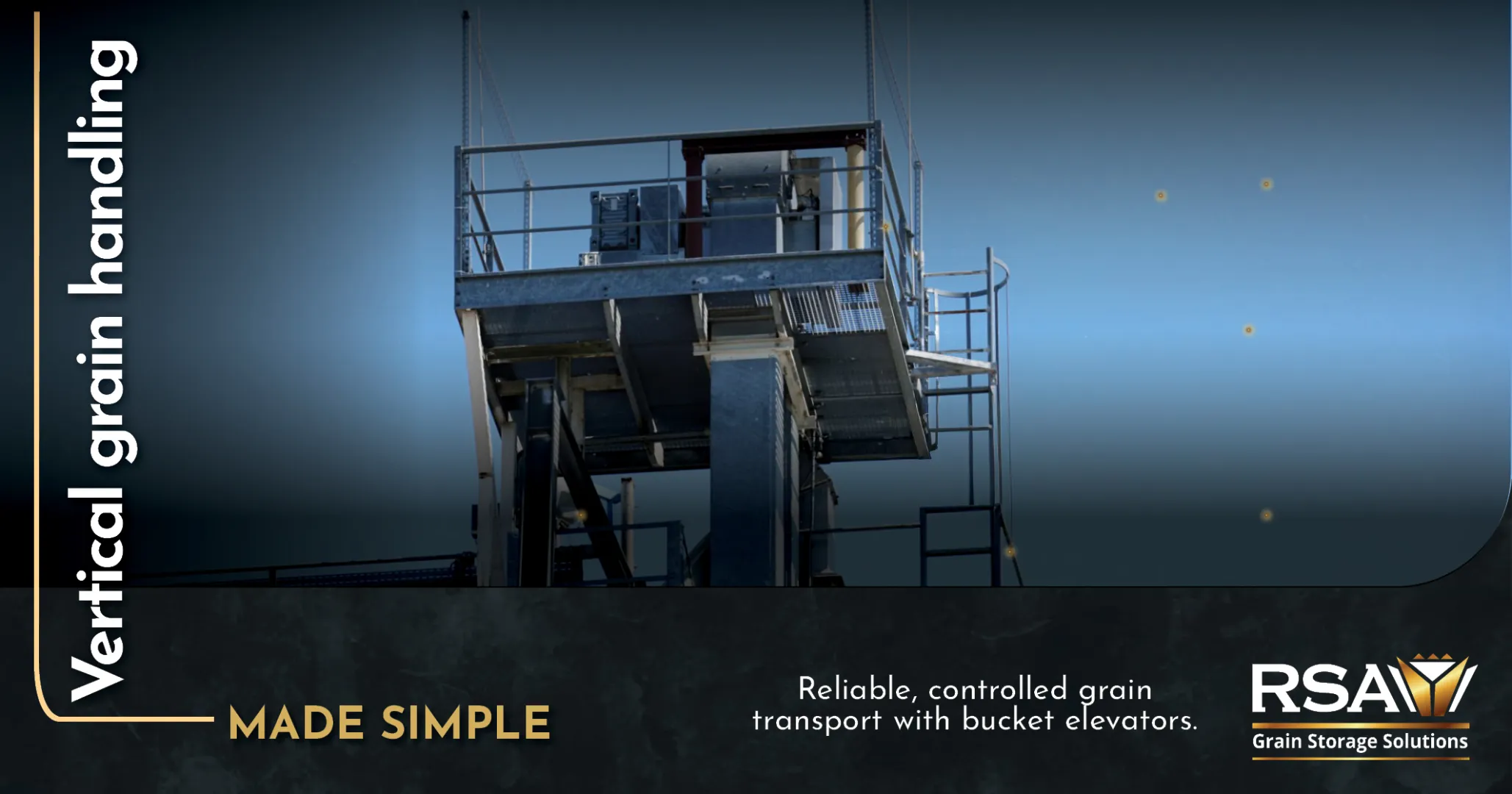 Vertical grain handling | Bucket elevators | RSA Grain Storage Solutions