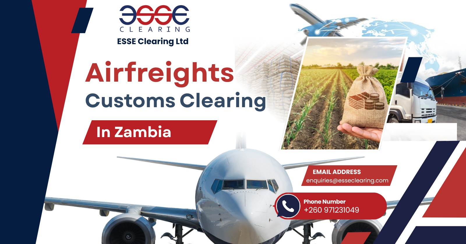 Airfreights Customs Clearing In Zambia