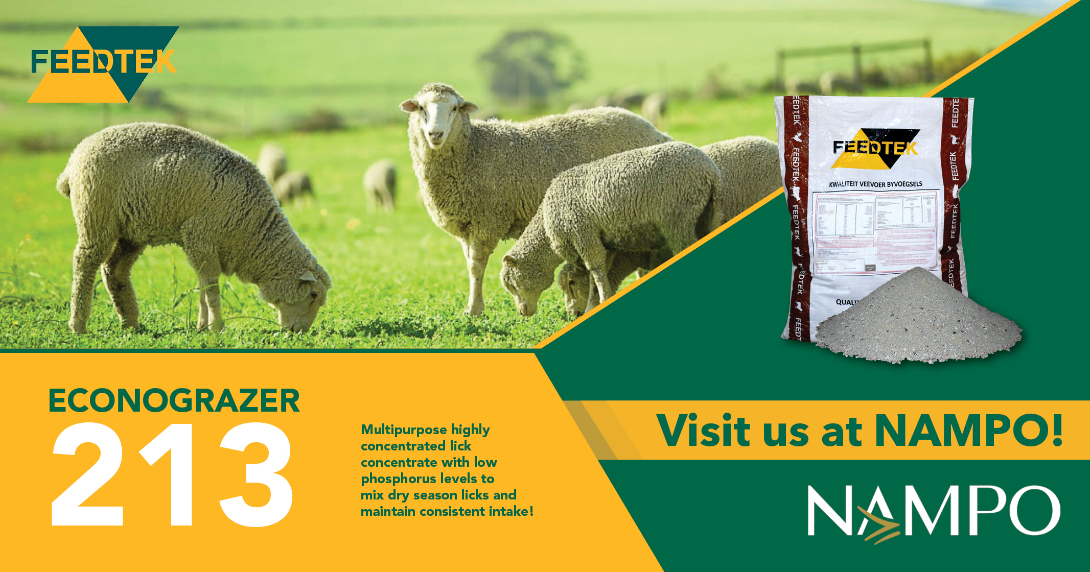 Experience the Econograzer 213 Revolution at NAMPO 2026! | Feedtek Animal Feed Solutions
