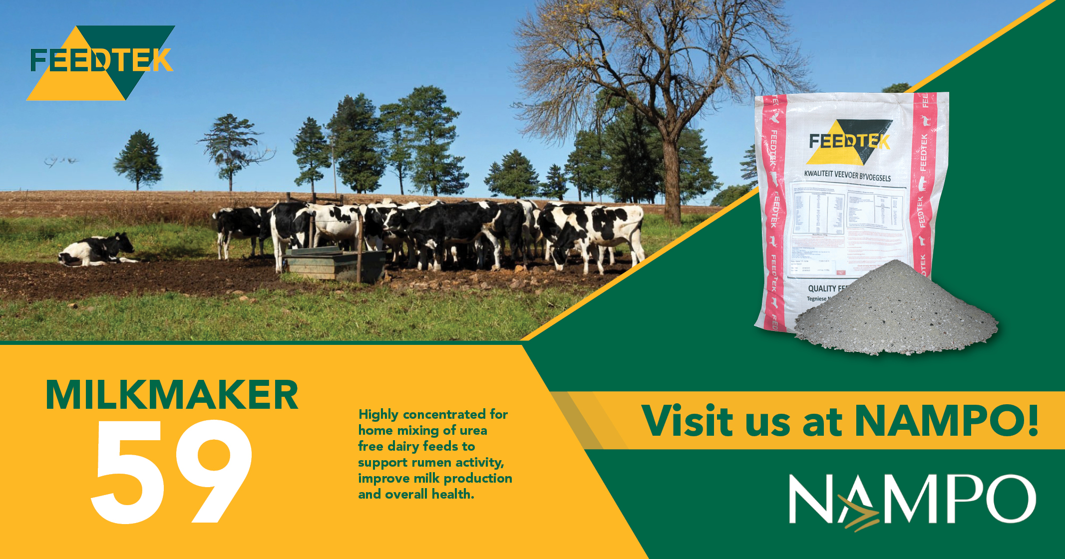 Beyond the bucket: Milkmaker 59 is transforming dairy performance | Experience the Feedtek advantage at NAMPO 2026