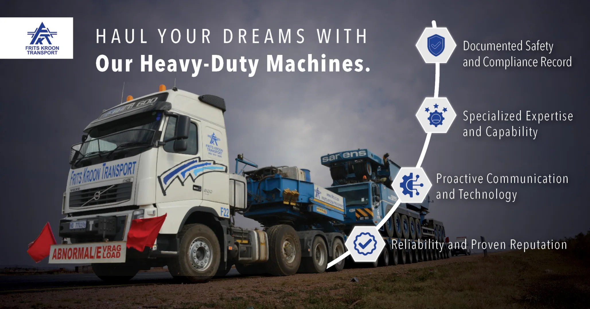 Haul your dreams with heavy-duty excellence: Frits Kroon Transport