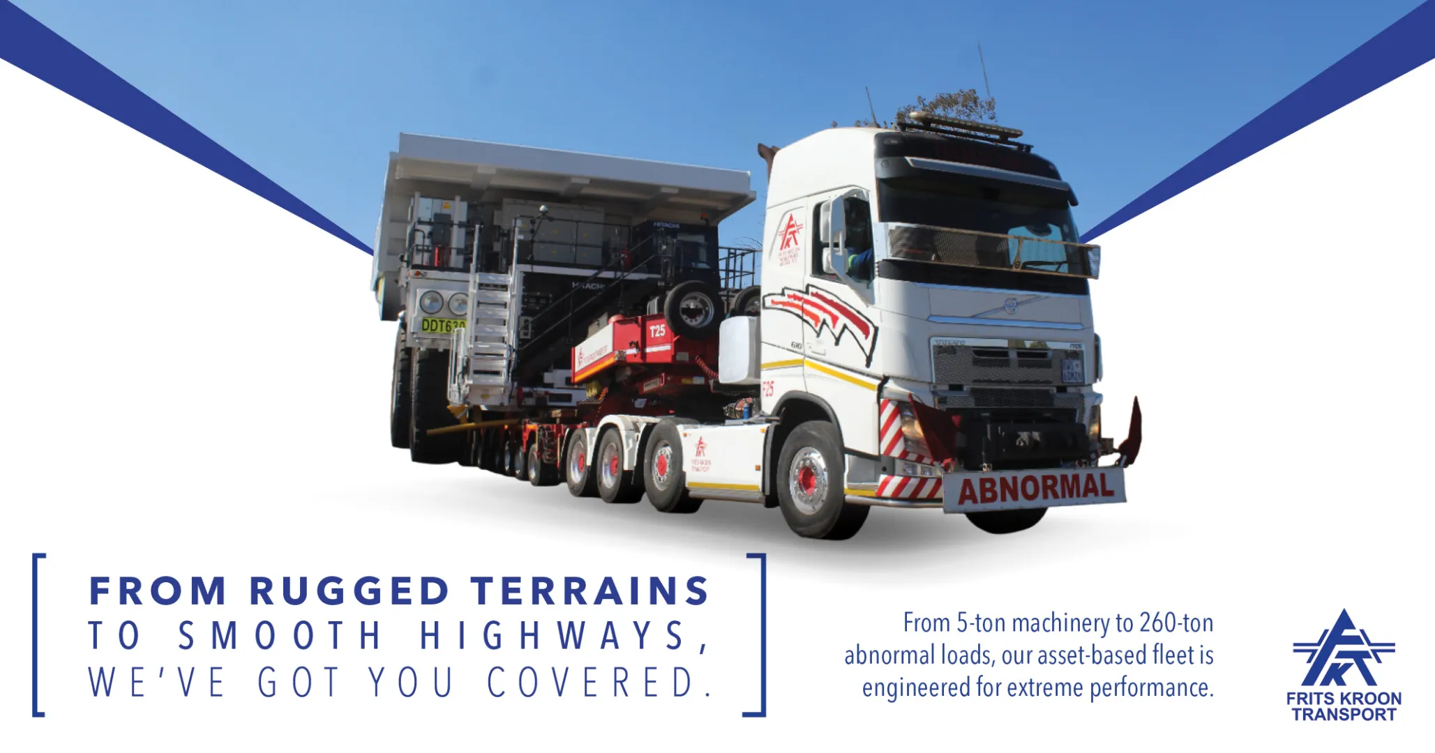 Extreme performance for extreme loads: Frits Kroon Transport | Engineered for Africa