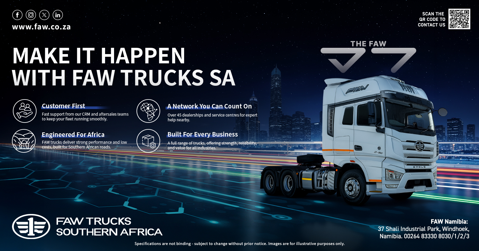 Make It Happen with Faw Trucks SA | FAW Trucks Southern Africa 