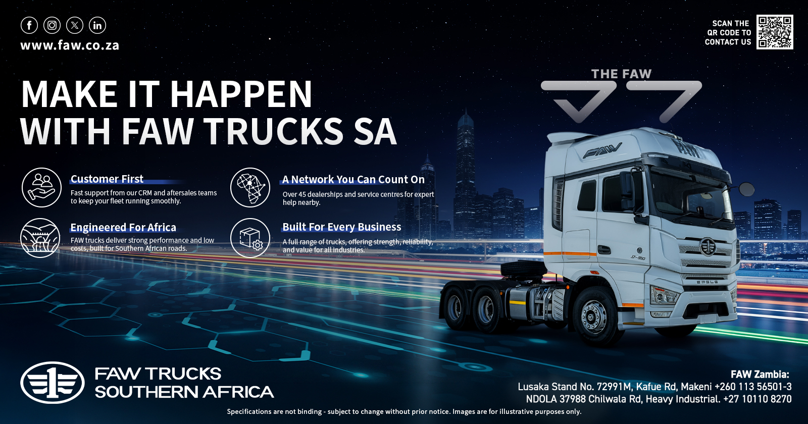 Make It Happen with Faw Trucks SA | FAW Trucks Southern Africa 
