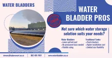 Rethink your storage: Why water bladders outperform traditional tanks