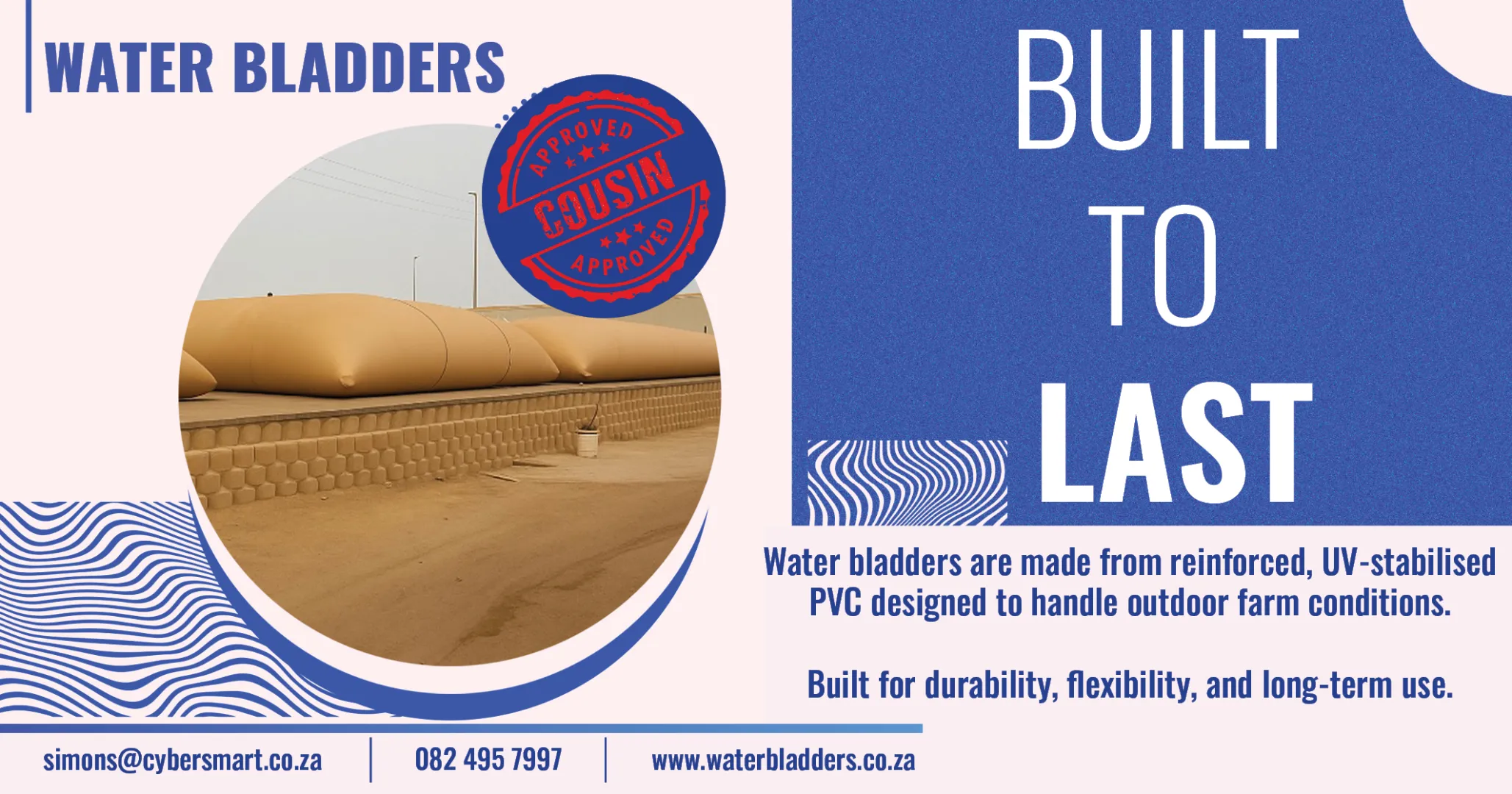 UV-stablised &amp; field-tested: Water storage for harsh conditions | Water Bladders
