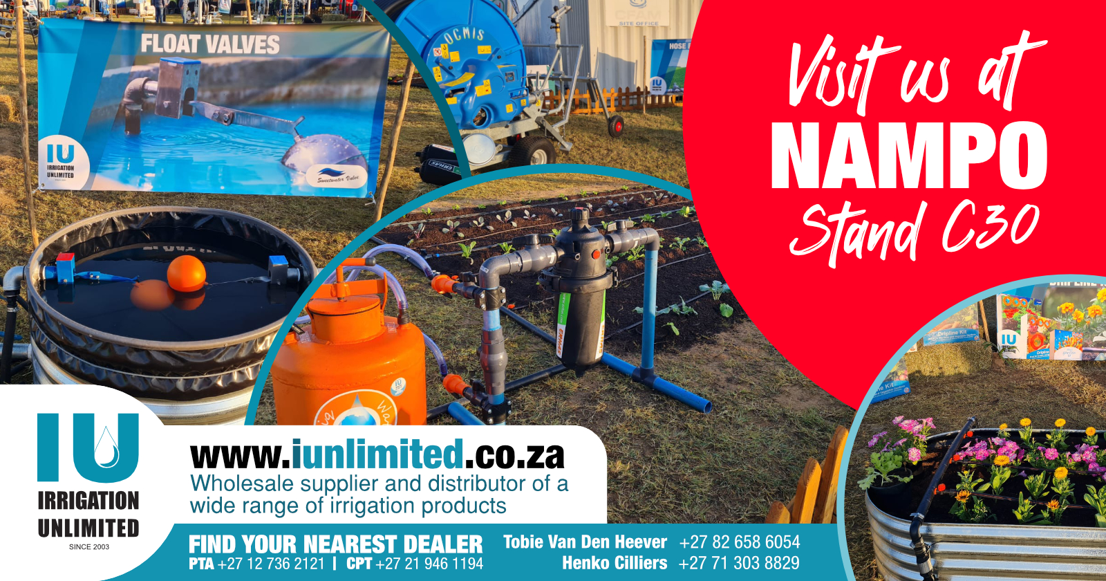 Visit Irrigation Unlimited at NAMPO 2026 |  Stand C30 | Irrigation Unlimited