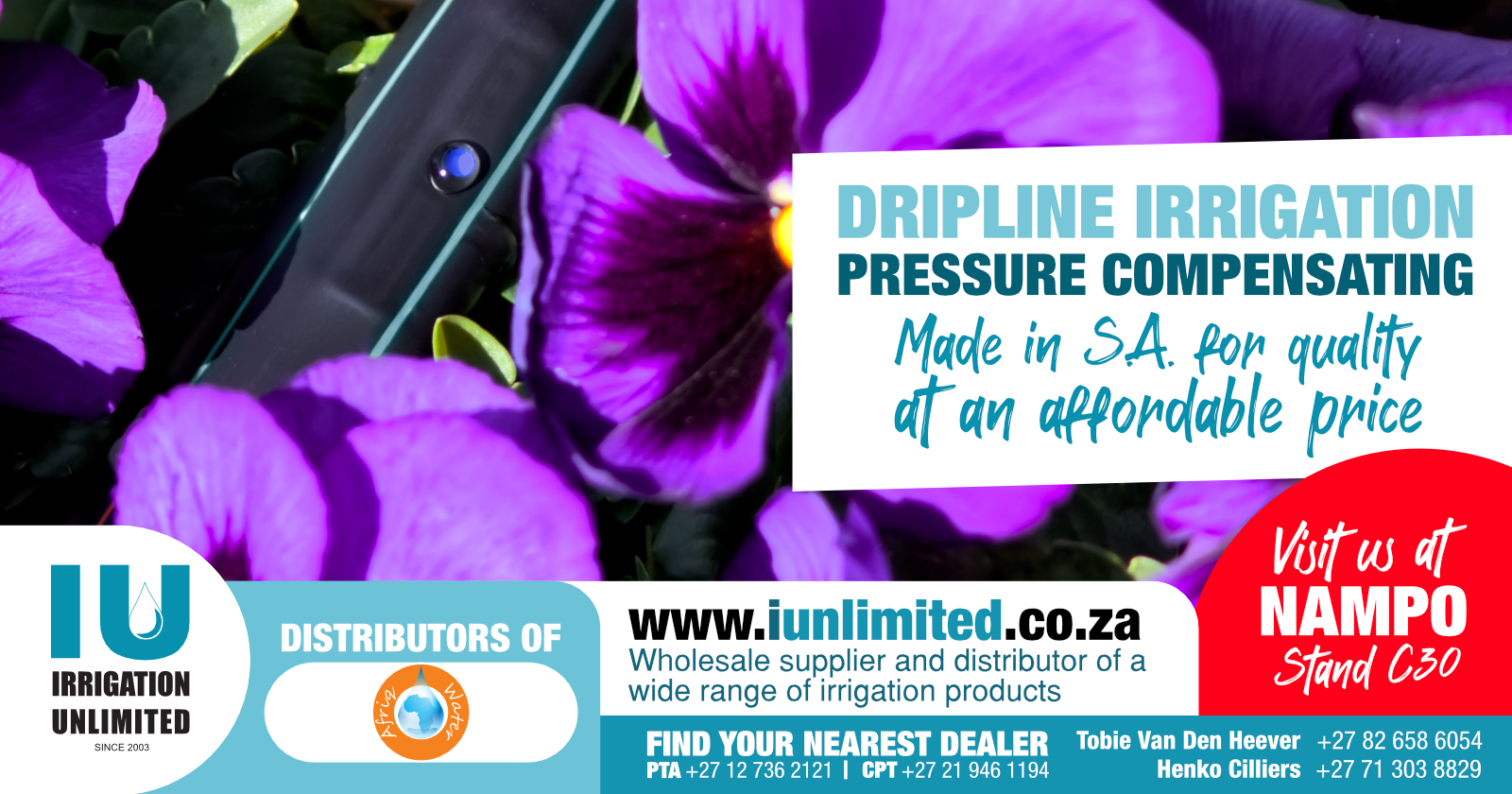 Consistent Growth, Quality Made | Pressure Compensating Driplines | Irrigation Unlimited