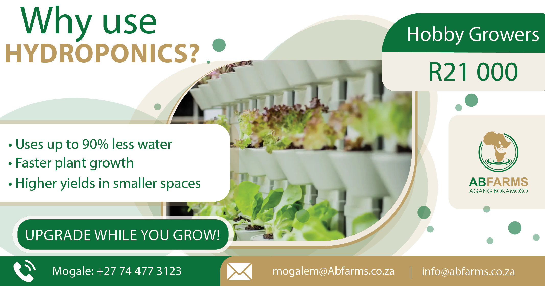 Experience the joy of growing with hydroponics | AB Farms 