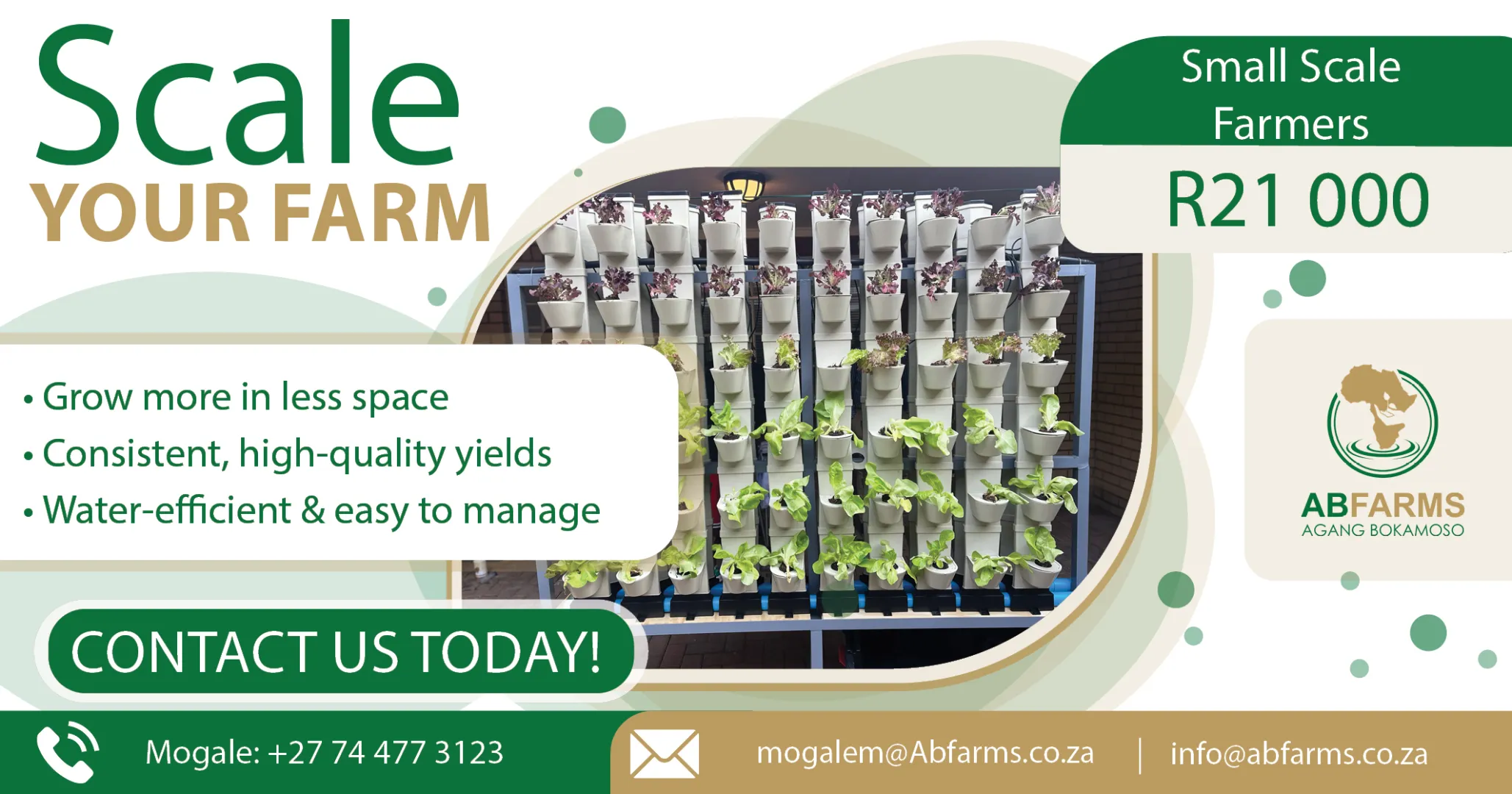 Your farm, reimagined: Modular hydroponic systems for every stage | AB Farms 