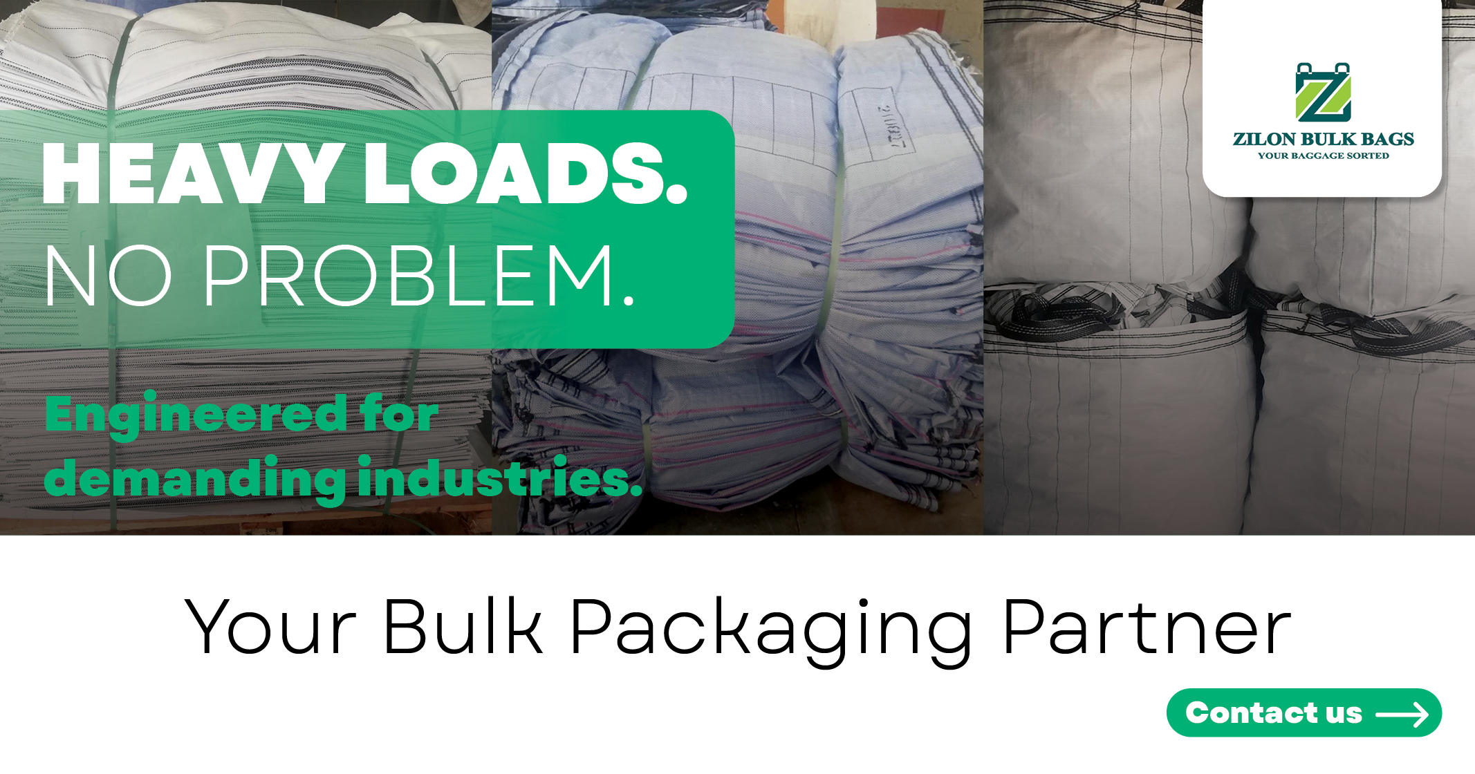 Your business, sorted with Zilon Bulk Bags | High-quality polypropylene FIBC bags