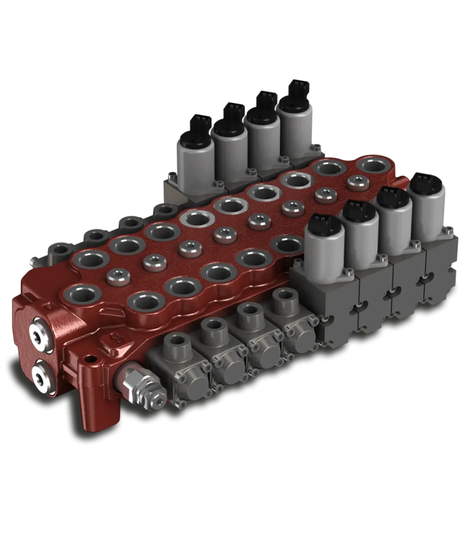 SDM100 Medium flow compact monoblock valve | Interpump Hydraulics South Africa