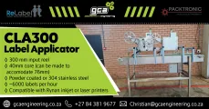 CLA300 Label Applicator | High-speed precision labeling | GCA Engineering 