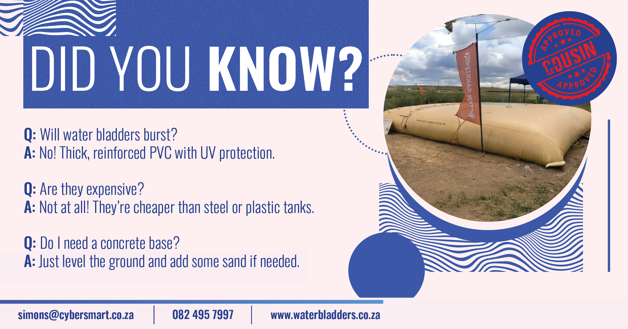 Water Bladders | The smart alternative: Why water bladders beat traditional tanks