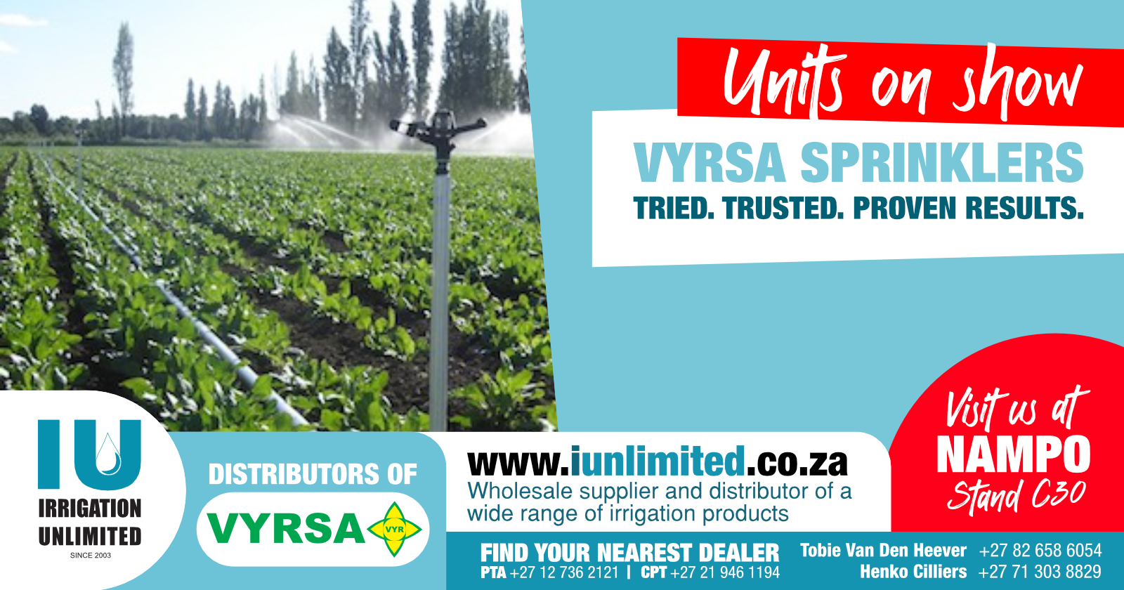 VYRSA Sprinklers Tried Trusted & Proven Results | Irrigation Unlimited