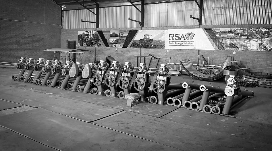 6m Electric Auger - Pulley Drive 219 mm | RSA Grain Storage Solutions