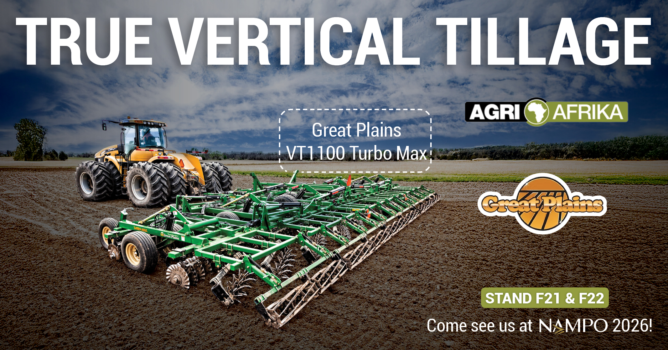 Great Plains VT1100 Turbo Max | True Vertical Tillage | Agri Afrika 