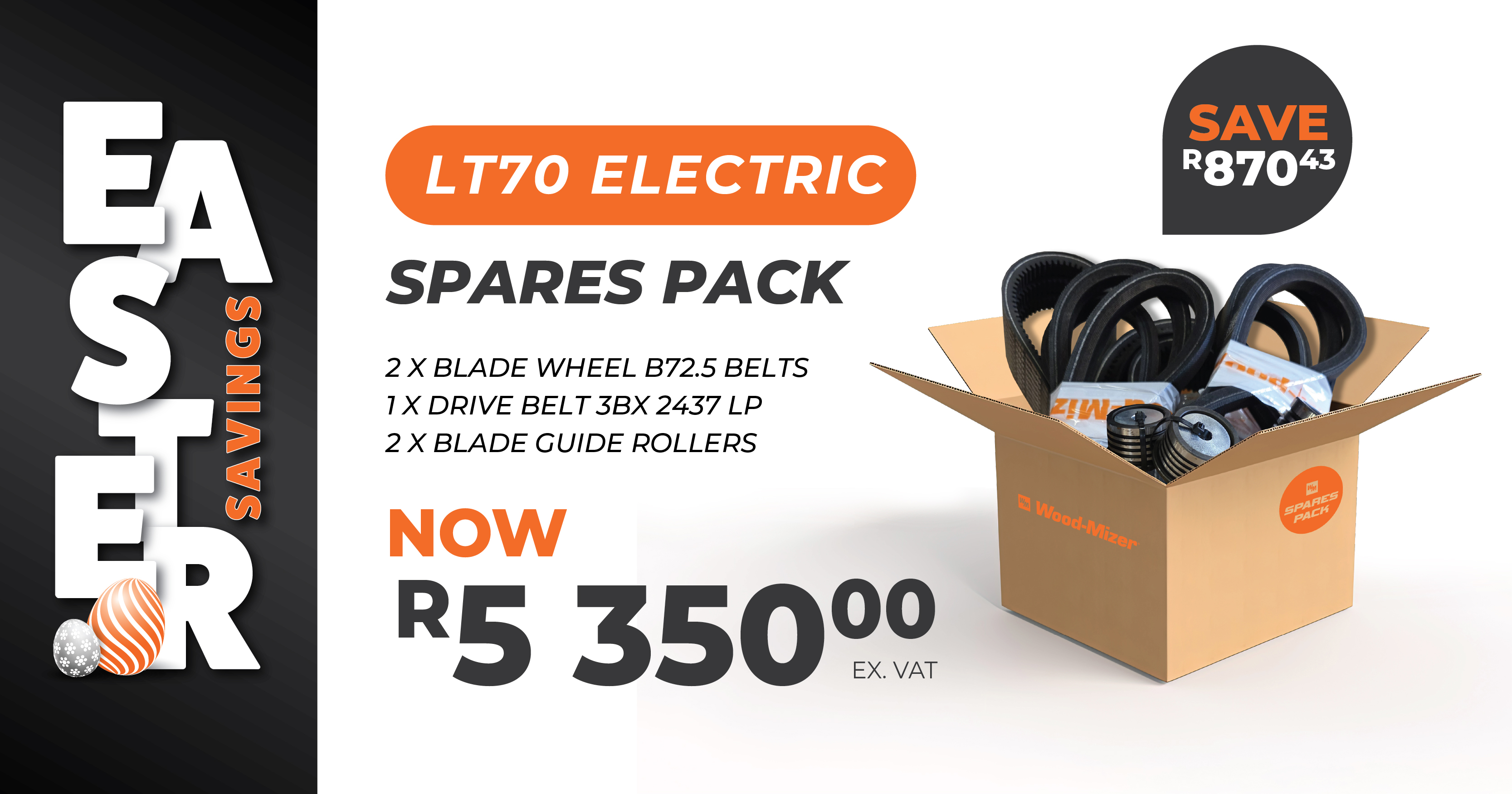Easter Savings Special | LT70 Electric Spares Pack | Wood-Mizer
