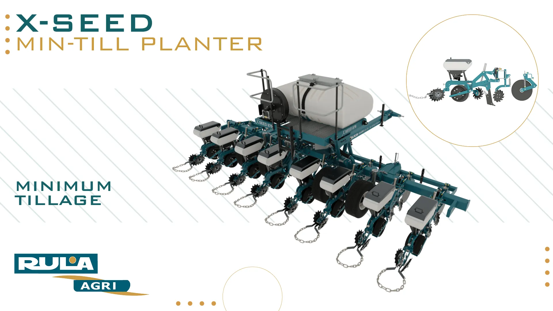 X-seed Min-till Planter | Minimum Tillage | Rula Agri 