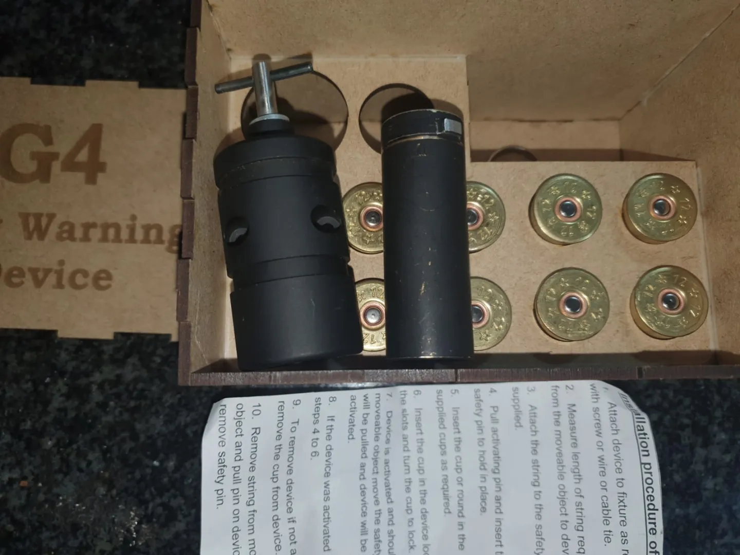 G4 Early Warning Device | supplied with 8 x 12 gauge Non Lethal shells | Outdoor Innovation