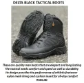 Delta Black Tactical Boot | Outdoor Innovation