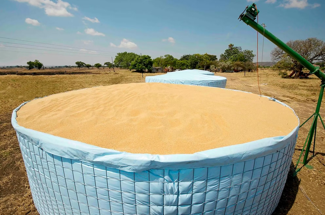 130 Ton 9m x 2.2m Standard Grain Dam | RSA Grain Storage Solution 
