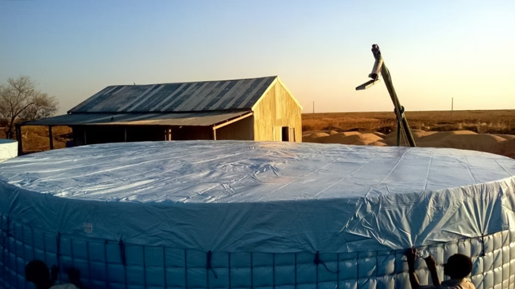 9m Topcover for Grain Dam | RSA Grain Storage Solutions