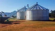 2 Ton Square Grain Hopper Bin | RSA Grain Storage Solutions