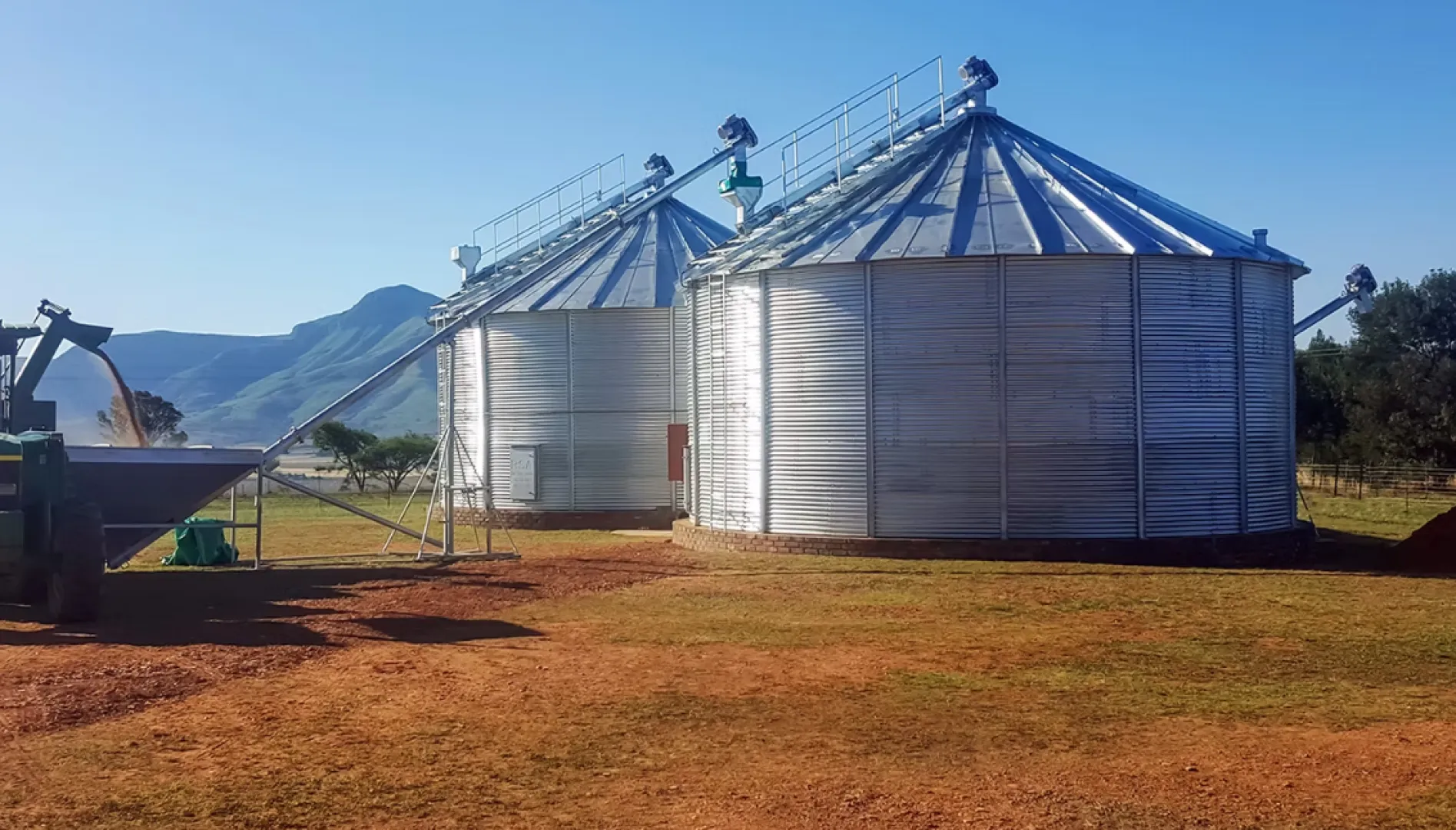 2 Ton Square Grain Hopper Bin | RSA Grain Storage Solutions