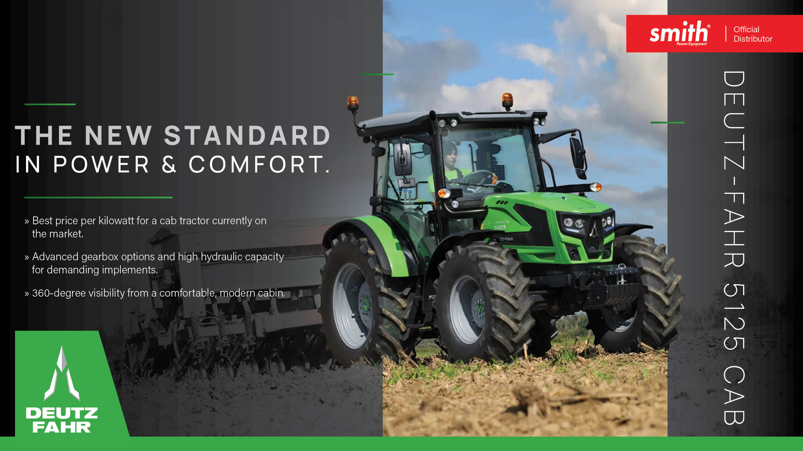 You’re invited: Experience the Deutz-Fahr 5125 Cab at NAMPO | Smith Power Equipment 