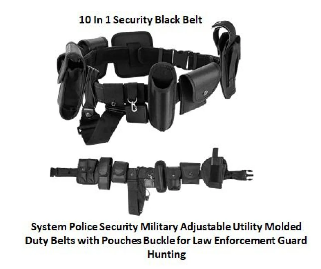 10 in 1 Security Black Belts | Outdoor Innovation