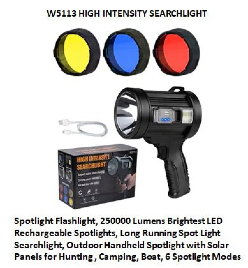 W5113 High Intensity Searchlight | Outdoor Innovation