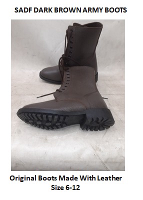 SADF Army Leather Boots (Brown) | Outdoor Innovation