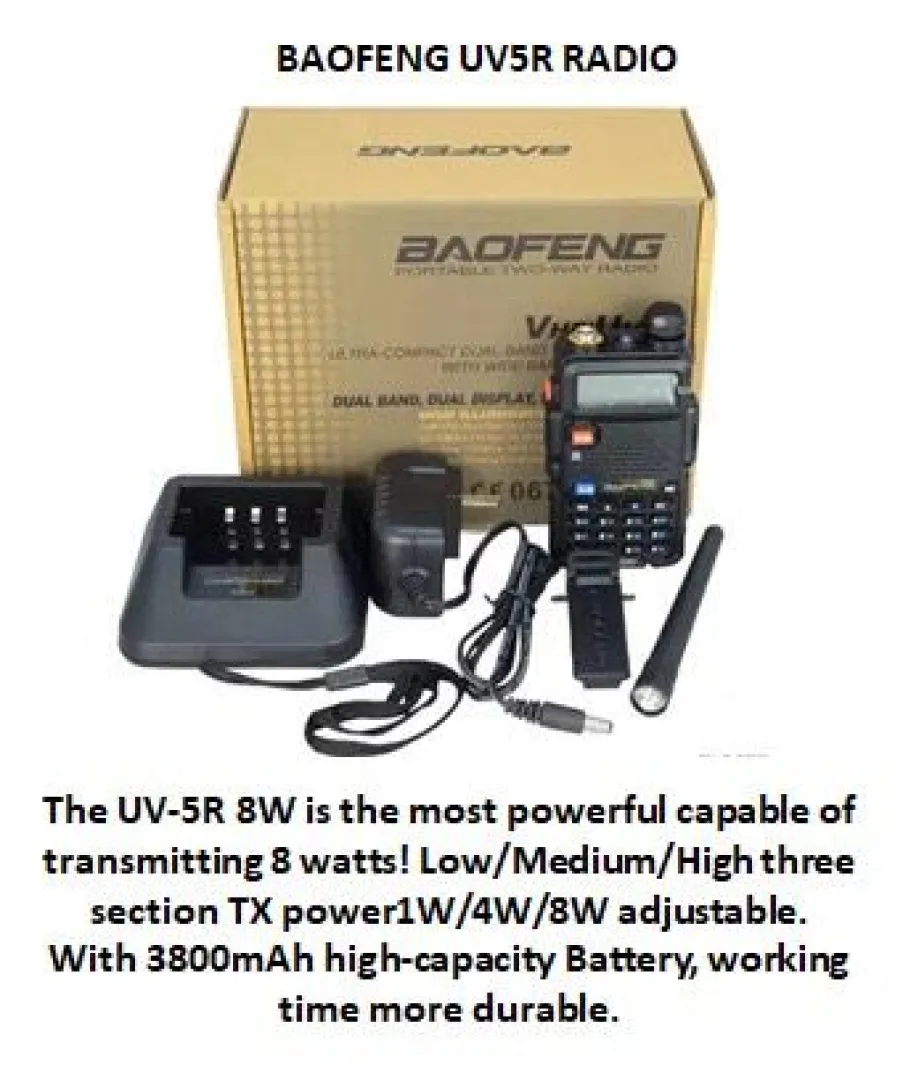 Baofeng UV5R Radios | Outdoor Innovation