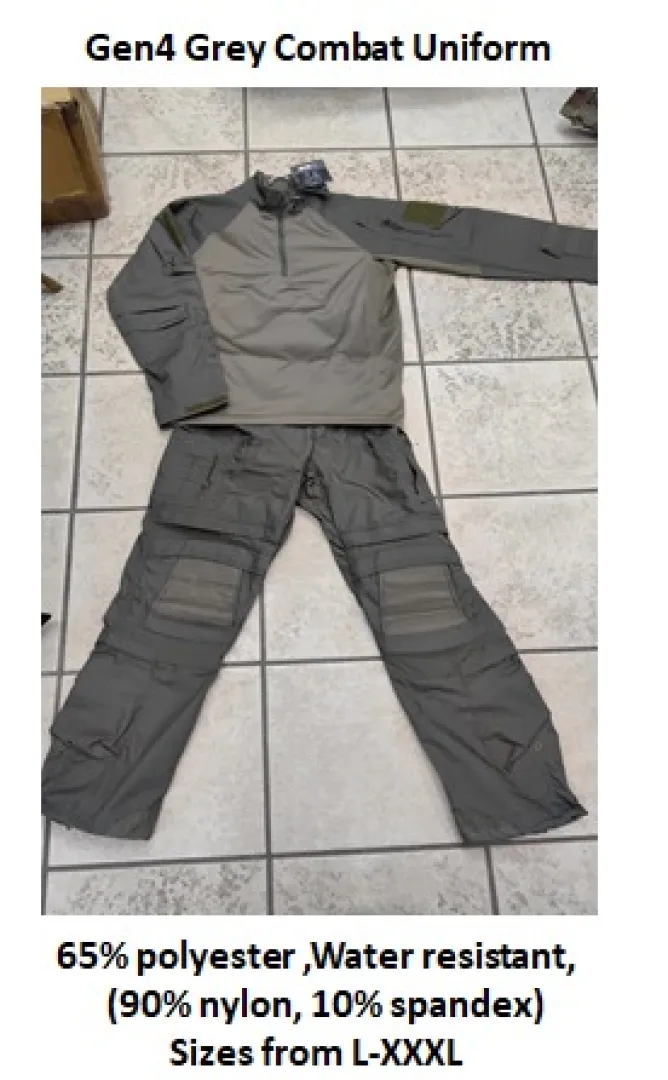 Gen4 Grey Camo Combat Uniforms | Outdoor Innovation